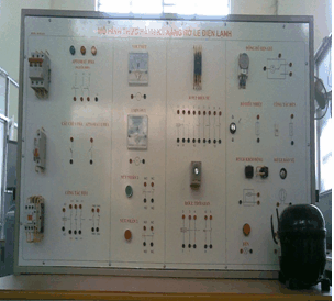 Mô hình thực hành kỹ năng rơ le điện lạnh